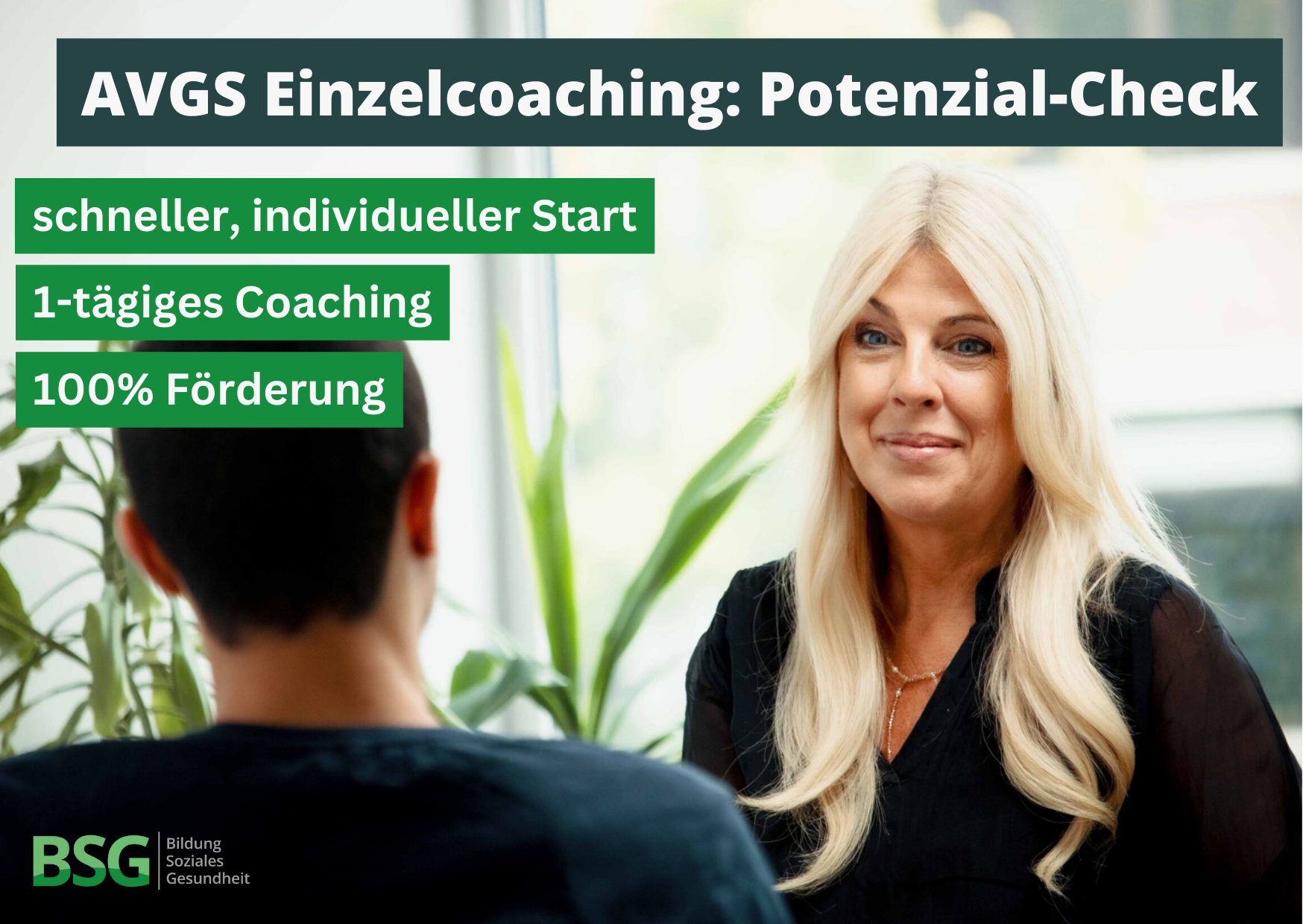 AVGS Einzelcoaching PotenzialCheck BSG Bildungsinstitut